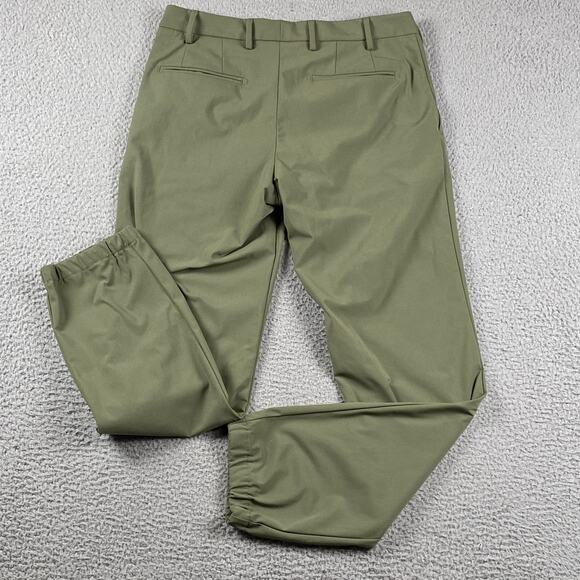 J. Hilburn Men's 36x31 Olive Green Slacks Chino Causal Formal Office Classic - Picture 10 of 11